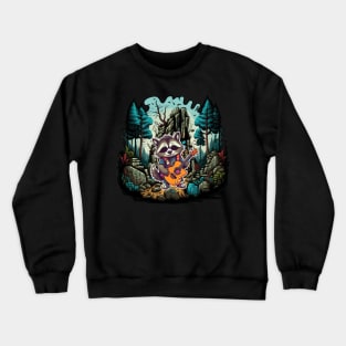 Get Ready To Rock With This Epic Forest Stage Crewneck Sweatshirt